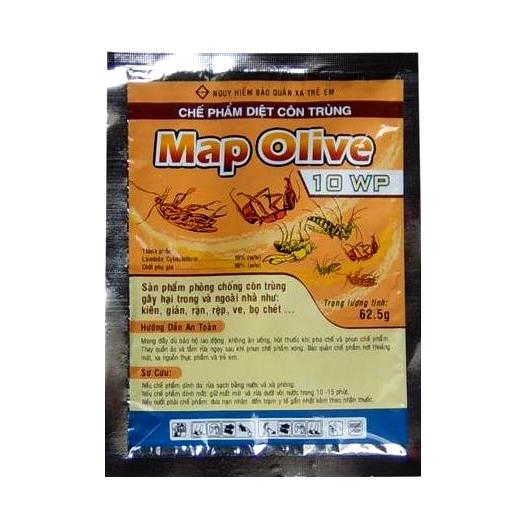 Thuốc diệt muỗi Map Olive 10 WP – Gói 62,5 gram (Anh Quốc)